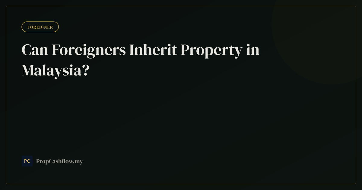 Can Foreigners Inherit Property in Malaysia?