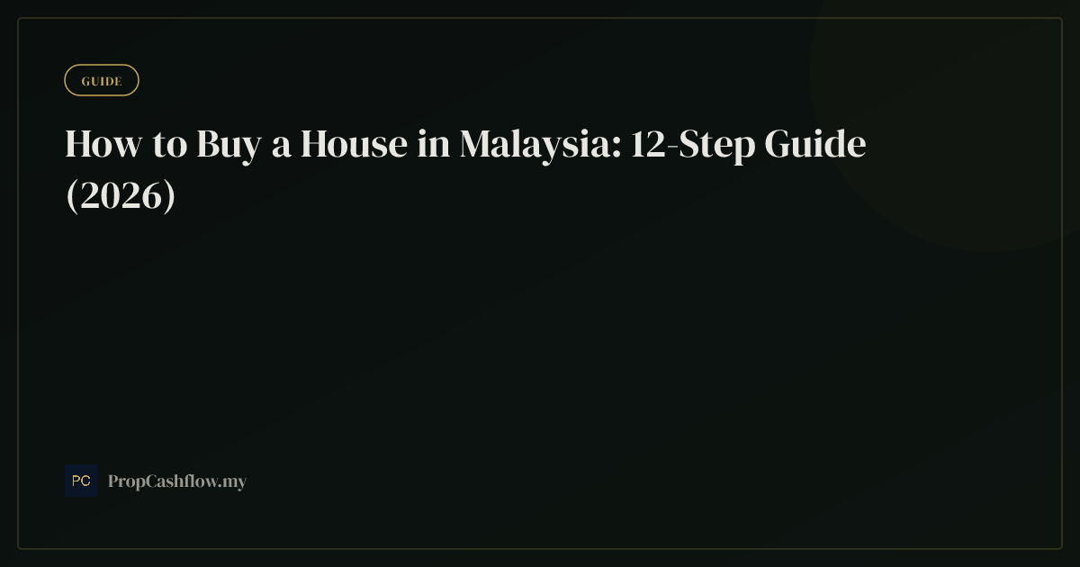 How to Buy a House in Malaysia: 12-Step Guide (2026)