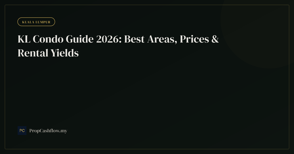 KL Condo Guide 2026: Best Areas, Prices & Rental Yields