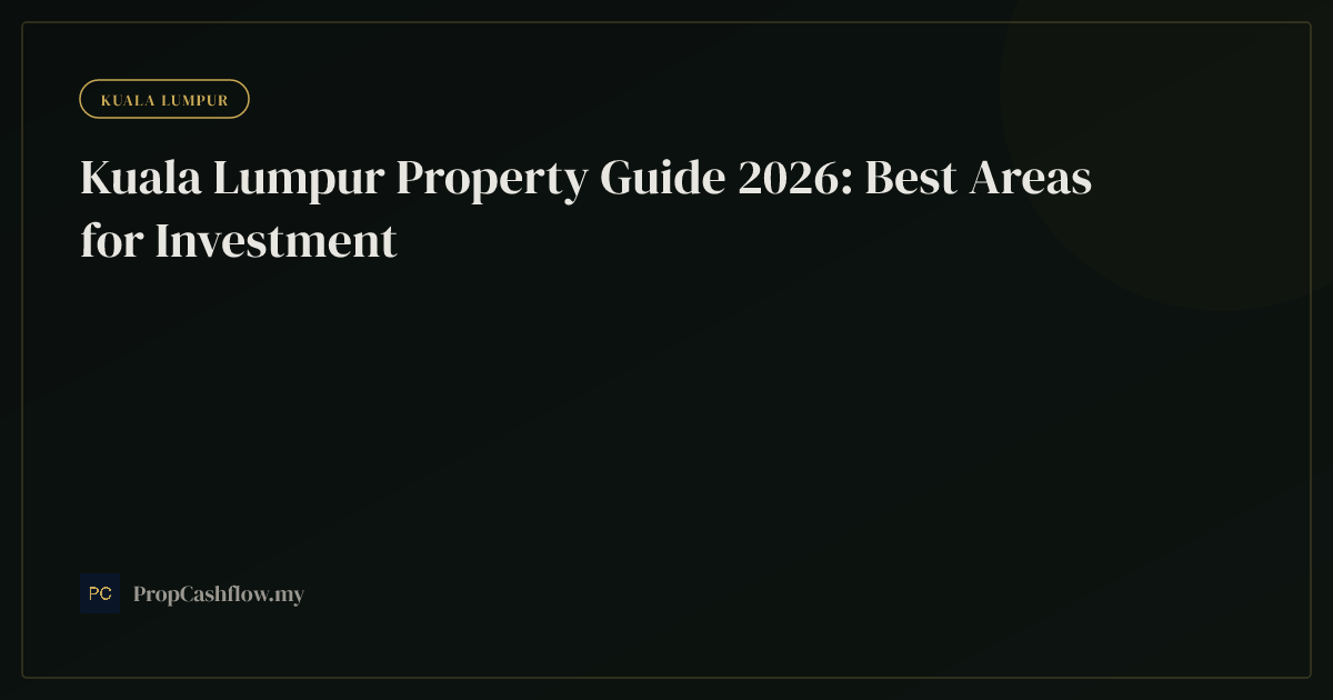 Kuala Lumpur Property Guide 2026: Best Areas for Investment