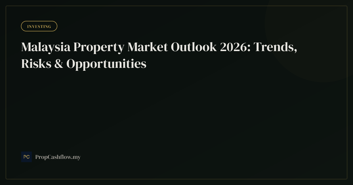 Malaysia Property Market Outlook 2026: Trends, Risks & Opportunities