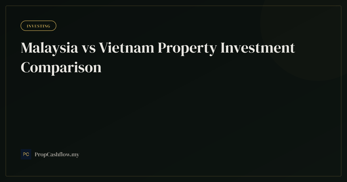 Malaysia vs Vietnam Property Investment Comparison