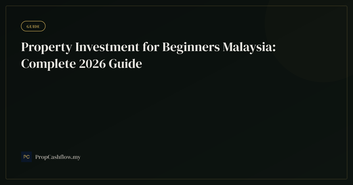 Property Investment for Beginners Malaysia: Complete 2026 Guide