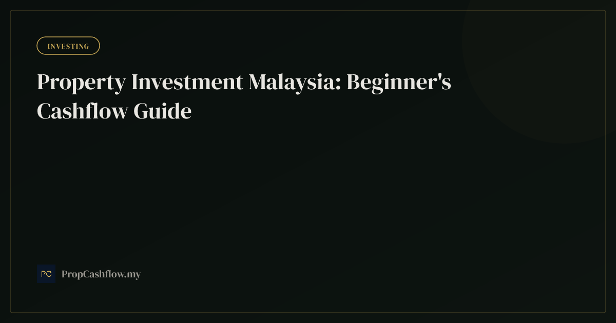 Property Investment Malaysia: Beginner's Cashflow Guide